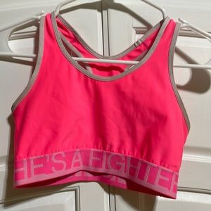 Breast, cancer awareness, sports bra